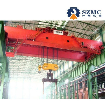 100 Ton 320 Ton Yz Model Double Girder Casting Overhead Crane for Foundry Cap.